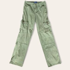 Project Indigo Women’s Cargo Utility Pants Olive Green Size 3‎